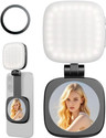 Clefairy Magnetic Selfie Light for iPhone, Portable Phone Light with a Mirror 1 lx Camera LED Light