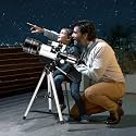 Clefairy Telescope Portable Astronomical Zoom HD Outdoor Monocular Square Astronomical Telescope with Tripod Terrestrial Telescope for Children, Beginners with Phone Holder(CF-06)