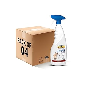 cleno herbal lizard repellent spray  completely herbal  made with camphor lavender oil amp eucalyptus oil  eco-friendly amp biodegradable  baby-safe skin-safe  450ml pack of 4 ready to use