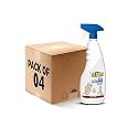 Cleno Herbal Lizard Repellent Spray | Completely Herbal | Made with Camphor, Lavender Oil &amp; Eucalyptus Oil | Eco-friendly &amp; Biodegradable | Baby-Safe, Skin-Safe – 450ml (Pack of 4) (Ready to Use)