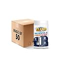 Cleno Microwave &amp; Fridge Wet Wipes Removes Food &amp; Grime Buildup, Quick Spot Cleaning for Shelves, Cooktops, Chrome, Electric Induction or Toaster - 50 Wipes (Ready to Use) (Pack of 50)