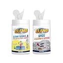 Cleno Sanitizing Disinfectant Wet Wipes 50 Wipes & Shoe Cleaner Wet Wipes 50 Wipes Ready to Use Combo