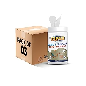 cleno wood amp laminate furniture wet wipes clean restore polish amp protects - wood tableschairscupboardbedroom furniturecabinetsbenchesdoorsdesks- 50 wipes pack of 2 ready to use