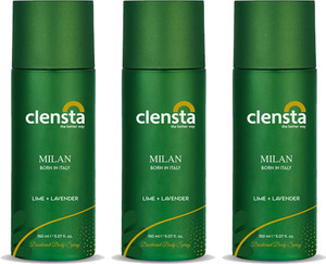 Clensta Milan Deodorant Body Spray For Men