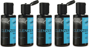 clenzer bliss gel  - 75 ethyl alcohol aqua fragrance - 100 ml x 5 herbal hand sanitizer bottle 5 x 100 ml