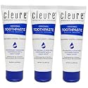 Cleure Fluoride Free Toothpaste, SLS &amp; Mint Free (4oz Tube, 3 Pk)