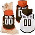 Cleveland Dog Clothes Custom Jersey Style Dog Hoodie for Pet