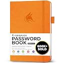 Clever Fox Password Book With Tabs. Internet Address And Password Organizer Logbook With Alphabetical Tabs. Large Size Password Keeper Journal Notebook For Computer &amp; Website Logins (Yellow)