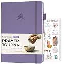 Clever Fox Prayer Journal with Prompts, Bible, Women, Teen, B5 Lavender