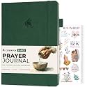 Clever Fox Prayer Journal with Prompts, Bible, Women, Teen, B5 Forest Green