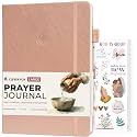 Clever Fox Prayer Journal with Prompts, Bible, Women, Teen, B5 Rose Gold