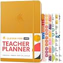 Clever Fox Teacher Planner, School & Homeschool Book, B5 Size Amber Yellow