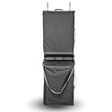 CleverMade Over-the-Door Double Laundry Hamper, 43L Laundry Organizer Stone
