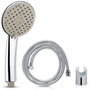 clibo abs plastic 5gear rain shower head with 15m stainless steel tube  wall hook  handheld