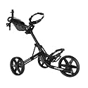 Clicgear Model 4.0 Golf Push Cart, 3-Wheel Foldable Walking Golf Cart