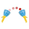 Click and Catch Two Balls Game Indoor Outdoor Game Toys Set for Kids | pop & Catch Ball Play Fun for Boys & Girls- Multi Color