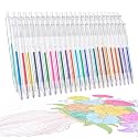 Click Glitter Gel Pen Set, 48 Colors 1.0mm for Coloring &amp; Journaling
