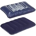 Click2Store Velvet Air Pillow Cushion Sleeping Bag Backpacking Pillow Soft Comfortable Air Inflatable Travel Pillow Tourist Pillow (Blue) (2)
