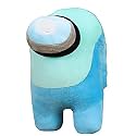 Among Us Plush Toy (18 cm) Among Us Merch Cute Soft Plush Bulging Eyes Astronaut Plush Figure Toy (Blue amongus)