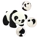 Cute and Lovely Panda Teddy Soft Toy | Fun and Playtime, Small Size Animal Toy for Kids | Black, White, 30 cm (Appearance May Vary)