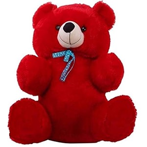 soft toys long soft lovable huggable cute giant life size teddy figure child safe best for birthday gift valentine gift for girlfriend 2 feet red