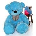 Soft Toys Long Soft Lovable Huggable Cute Giant Life Size Teddy Figure Child Safe Best for Birthday Gift Valentine Gift for Girlfriend 5 FEET Blue