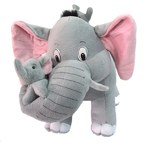 softness long soft lovable hugable cute giant life size teddy bear elepahnt with baby