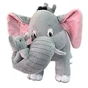 Softness Long Soft Lovable hugable Cute Giant Life Size Teddy Bear (ELEPAHNT with Baby)
