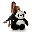 Softness Long Soft Lovable Huggable Cute Giant Life Size Teddy Bear Easily Washable 100% Child Safe for Birthday, Valentine, Girlfriend 4 FEET Panda