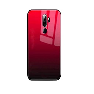 clickaway a5 2020 glass case luxurious soft edge protective tpu bumper stunning design glass back cover for a5 2020 -red ca1924 please check your phone model before buying