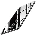 ClickAway A5 2020 Glass Case, Luxurious Soft Edge Protective TPU Bumper Stunning Design Glass Back Cover for A5 2020 -(Black) CA1923 (Please Check Your Phone Model Before Buying