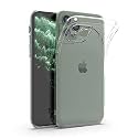 Apple iPhone 11 Pro |Premium Clear Soft TPU with Complete Camera Protection Back Cover Case | Anti-Dust Plugs Built-in|(Transparent) (Please Check Your Phone Model Before Buying