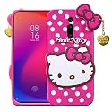 ClickAway Back Cover Redmi K20/K20 Pro Hello Kitty 360 Degree Protection Soft Silicon Rubber Bumper Back Hello Kitty Back Cover Xiaomi Redmi K20/K20 Pro - Pink (Please check your phone model before buying