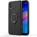 ClickAway Back Cover Redmi Note 7 D5 Kickstand Heavy Duty Shockproof Armor Rugged with Finger Ring Holder Case Cover D5 Xiaomi Redmi Note 7 - Black D5 (Please Check Your Phone Model Before Buying