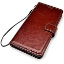 Back Cover Redmi Poco F1 Vintage Leather Flip Cover Case for | Inner TPU | Foldable Stand | Wallet Card Slots Vintage Flip Cover Xiaomi Redmi Poco F1 - Brown Flip (Please check your phone model before buying