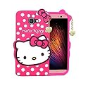 ClickAway Back Cover Samsung Galaxy J7 Prime/On7 Prime Hello Kitty 360 Degree Protection Soft Silicon Rubber Bumper Back Hello Kitty Back Cover Samsung Galaxy J7 Prime/On7 Prime - Pink Kitty (Please check your phone model bef