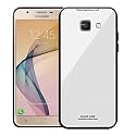 ClickAway Back Cover Samsung Galaxy J7 Prime/On7 Prime Series - Luxurious Toughened Glass with Shockproof TPU Hard Bumper Back Glass Back Cover Samsung Galaxy J7 Prime/On7 Prime - White Glass (Please check your phone model be