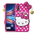 ClickAway Back Cover Vivo S1 Hello Kitty 360 Degree Protection Soft Silicon Rubber Bumper Back Hello Kitty Back Cover Vivo S1 - Pink Kitty (Please Check Your Phone Model Before Buying