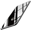 ClickAway Back Cover Vivo V9, V9 Pro/V9 Youth Series - Luxurious Toughened Glass with Shockproof TPU Hard Bumper Back Glass Back Cover Vivo V9, V9 Pro/V9 Youth - Black Glass (Please check your phone model before buying