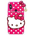 ClickAway Back Cover Xiaomi Redmi Note 6 Pro Hello Kitty 360 Degree Protection Soft Silicon Rubber Bumper Back Hello Kitty Back Cover Xiaomi Redmi Note 6 Pro - Pink Kitty (Please check your phone model before buying