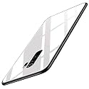 ClickAway Back Cover Xiaomi Redmi Note 8 Pro Series - Luxurious Toughened Glass with Shockproof TPU Hard Bumper Back Glass Back Cover Xiaomi Redmi Note 8 Pro - White Glass (Please check your phone model before buying
