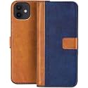 Flip Cover for Apple iPhone 12 || Genuine Leather with Viewing Stand &amp; 3 Card Holder || (Antique Double Shade) Multi-Coloured (Please Check Your Phone Model Before Buying
