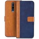 Flip Cover for Oppo F11 Pro || Genuine Leather with Viewing Stand &amp; 3 Card Holder || (Antique Double Shade) Multi-Coloured (Please Check Your Phone Model Before Buying