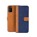 Flip Cover for Samsung Galaxy M02s / F02s / A02s || Genuine Leather with Viewing Stand &amp; 3 Card Holder || (Antique Double Shade) Multi-Coloured (Please Check Your Phone Model Before Buying
