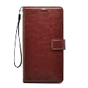 Flip Cover for Samsung Galaxy M42 5G and Compatible with A42 5G Flip Case | Magnetic Closure | Shock Proof Wallet Flip Cover |Chestnut Brown (Please Check Your Phone Model Before Buying