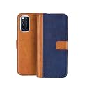 Flip Cover for Vivo V19 || Genuine Leather with Viewing Stand &amp; 3 Card Holder || (Antique Double Shade) Multi-Coloured (Please Check Your Phone Model Before Buying