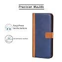Flip Cover for Vivo V7 Plus || Genuine Leather with Viewing Stand &amp; 3 Card Holder || (Antique Double Shade) Multi-Coloured (Please Check Your Phone Model Before Buying