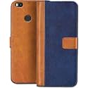 Flip Cover for Xiaomi MI A1 || Genuine Leather with Viewing Stand &amp; 3 Card Holder || (Antique Double Shade) Multi-Coloured (Please Check Your Phone Model Before Buying