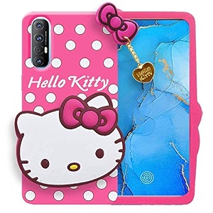 clickaway hello kitty case for realme narzo 20 pro 3d soft cute cover for girlswomen silicone rubber back cover with pendant-baby pinkpink please check your phone model before buying