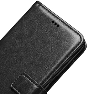 pu leather flip wallet case with tpu shockproof cover for poco x2 ca533 black please check your phone model before buying